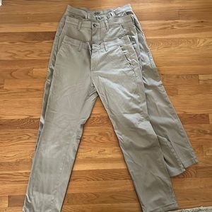Mens Khaki Pants 30x30 Lot of 3